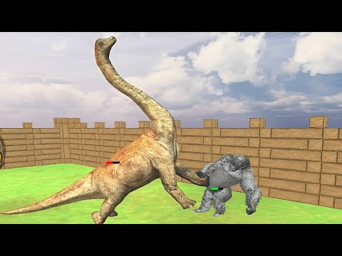 Arbs Mobile - Mutant Primates Vs Herbivore Dinosaurs - Animal Revolt Battle Simulator Mobile