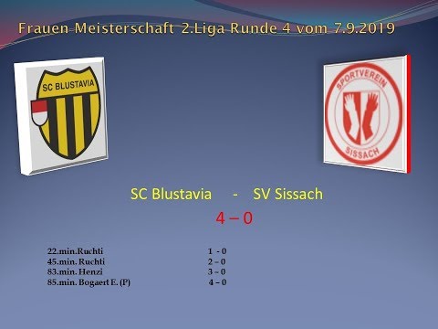 Frauen Meisterschaft 2.Liga SC Blustavia  -  SV Sissach