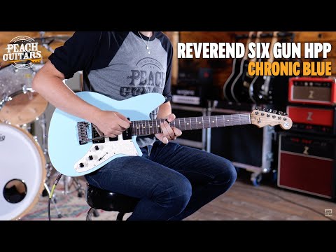 Reverend Six Gun HPP WITH CASE -coffee burst-Rosewood Fretboard image 26