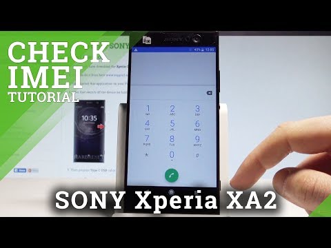 How to Check IMEI on SONY Xperia XA2 - IMEI & Serial Number Settings |HardReset.Info