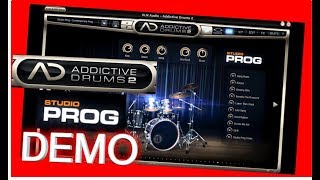 Video thumbnail for STUDIO PROG Adpak DEMO - Addictive Drums 2 - XLN Audio by PBOenVIDEO