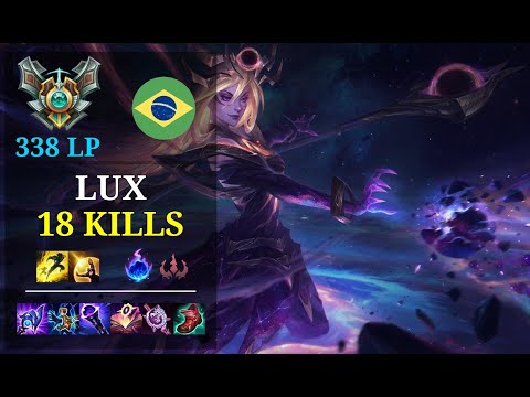 Lux Mid vs Orianna - 18 kills - Düna BR Grandmaster (338 LP) Patch 11.5