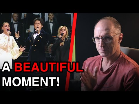 Vocal Coach Analysis: DIMASH sings "Ti amo cosi" in a trio with Lara Fabian & Aida Garifullina