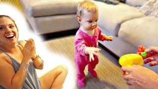 BABY'S FIRST STEPS!