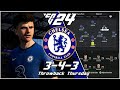 Thomas Tuchel's 3-4-3 and 3-4-1-2 Chelsea Tactics recreated | EA FC 24