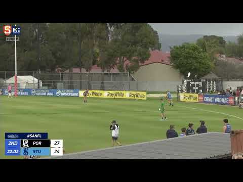 Rd 14 Hostplus SANFL Snapshot - Sturt's Chad Reschke kicks tough set shot