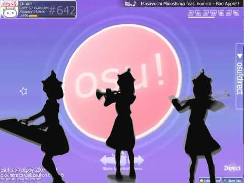 Bad apple ft. osu! (Masayoshi Minoshima & nomico)