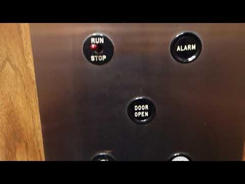 TINY, VINTAGE 70s Dover Traditional Hydraulic Elevator at Historic Lloyd's Building in Frankfort, KY