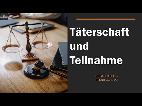 Täterschaft und Teilnahme I Strafrecht AT 22
