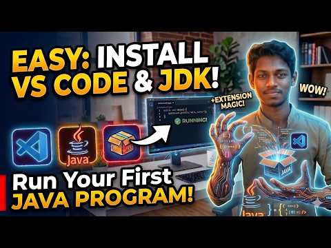 Complete Java Setup In Vs Code Step By Step Jdk Extensions First Program