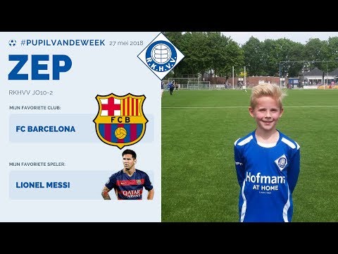 ZEP pupil van de week op 27 mei - RKHVV