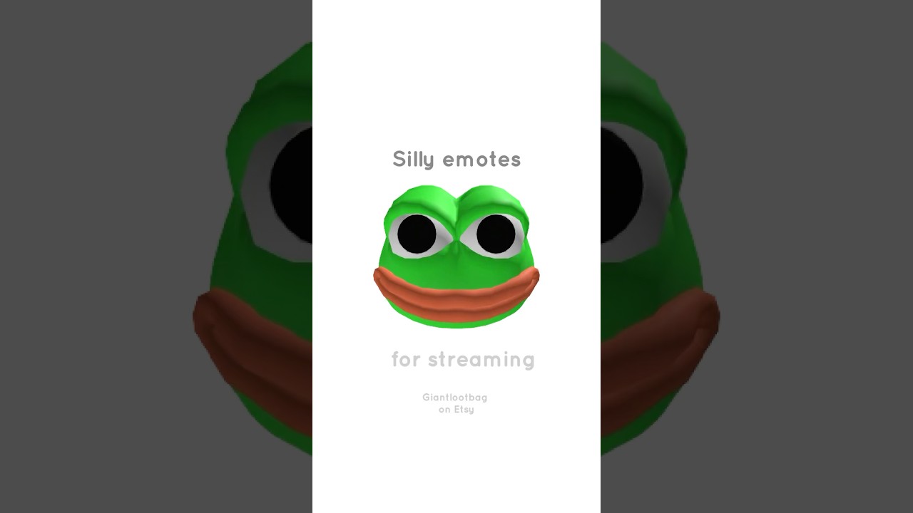 Silly emotes for streaming 🎮🐸 Link at the end ✨