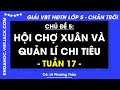 Vở bài tập Hoạt động trải nghiệm Lớp 5 Tuần 17 - Trang 34, 36
