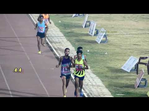 3000m Final Boys U18 - Nationnal Junior Athletics Ranchi 2018
