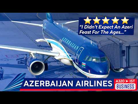 A Legit Personal Buffet on AZERBAIJAN AIRLINES ✦ Business Class Trip Report ✦ Baku to Istanbul