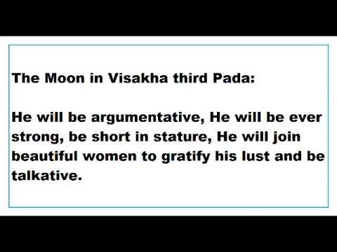 moon in vishakha nakshatra pada 3