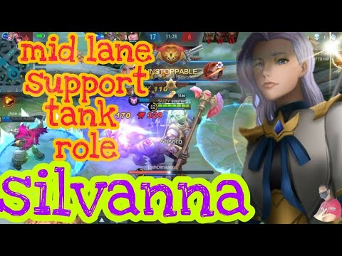 silvanna tank support / mid laner / subok tayo bagong items build [ MOBILE LEGENDS] Art Tv