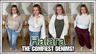 HALARA JEANS Try On Haul March 2026 | Stretchy, Comfy Denim Review + Outfit Ideas | Clare Walch