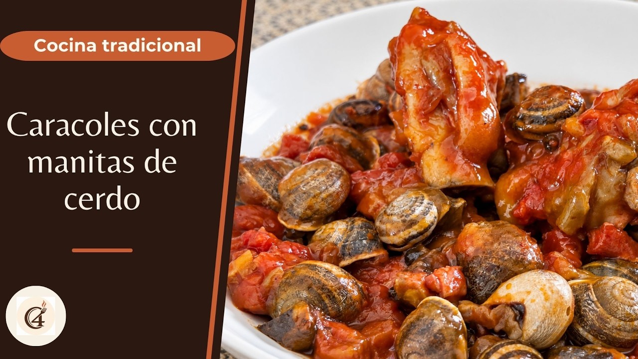Caracoles con manitas de cerdo: un guiso picante y sabroso