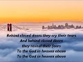 Sixpence None The Richer - The Fatherless And The Widow (Lyrics)