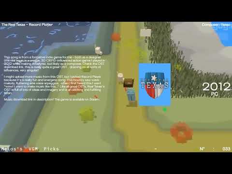 melos's vgm picks 033 - The Real Texas - Record Player (2012, PC)