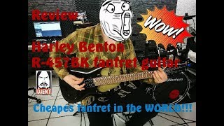 Video thumbnail for Review [ ] Harley Benton R-457BK fanfret by Mike Sperling