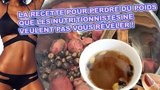 PERDEZ JUSQUA 8CM DE TOUR DE TAILLE AVEC CETTE RECETTE EN TROIS NUITS NON STOP!
