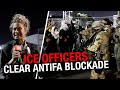 RAW ICE Officers Clash With Antifa At Migrant Detention Facility