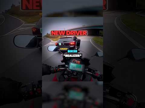 Biker Teaches Newbie Driver a Lesson He'll Never Forget 🫡♥️