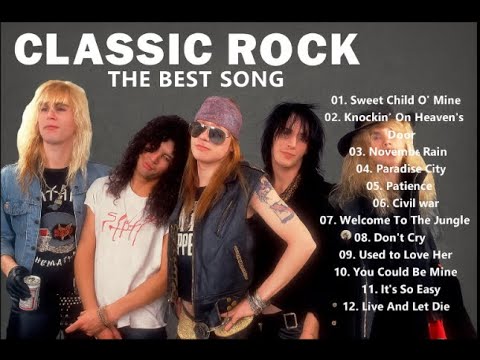 Best Rock Classics All Time Playlist | Guns N' Roses, AC/DC, Aerosmith, Queen, Led Zeppelin