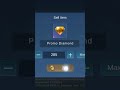 Correct Way To Use Promo Diamond Promodiamonds Mlbb Shorts Mobilelegends Mlbbcreatorcamp