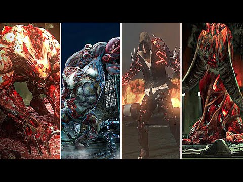 All Monsters & Boss Fights [60FPS] - Prototype 2