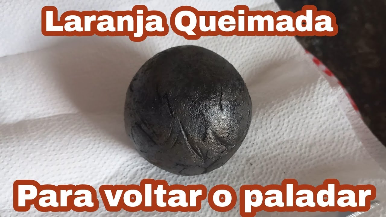TESTEI QUEIMAR LARANJA PARA VOLTAR O PALADAR - DEU CERTO??