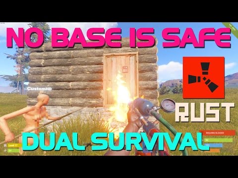 RAIDING EVERY WOOD BASE (Dual Survival pt.2) - Rust