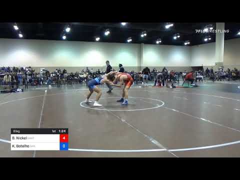 61 Kg Consolation Bryce Nickel Unattached Vs Kyle Botelho San Francisco Wrestling Club
