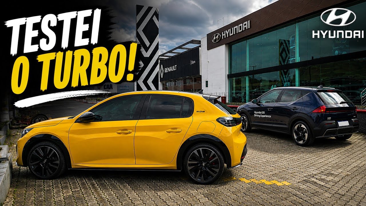 Finalmente dirigi o novo Hyundai i20 TURBO!