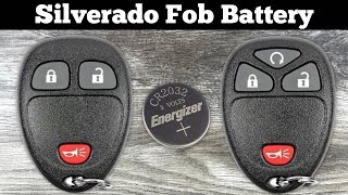 How To Replace 2007 - 2013 Chevy Silverado Key Fob Battery - Change Replacement Remote Batteries
