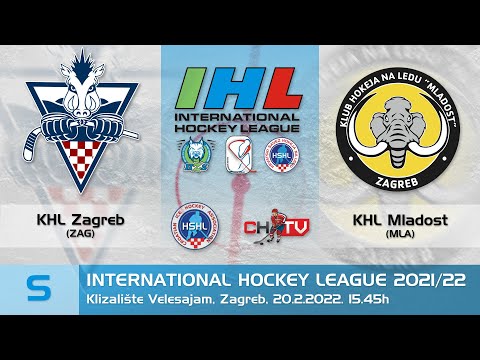 IHL 2021/22 Seniori - KHL Zagreb vs KHL Mladost