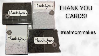 Thank You Cards! - #satmornmakes