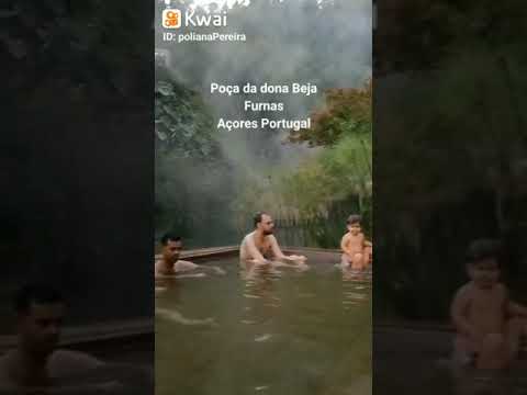 Águas termais da poça da Dona Beja Furnas Portugal🇵🇹