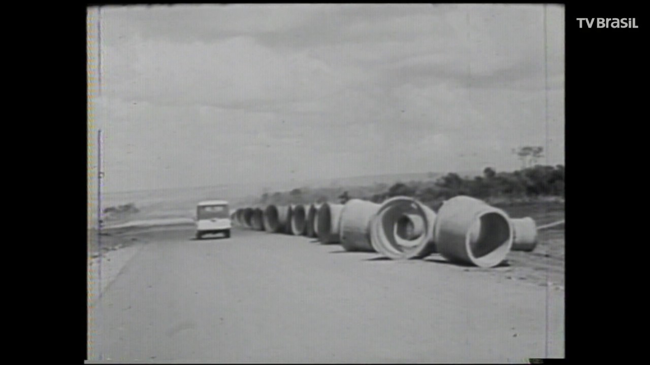 Cine Jornal sobre a construção da nova Capital Brasília