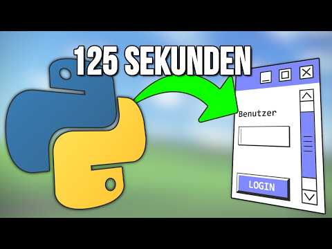 Dein erstes Python-Programm mit Oberfläche (tkinter GUI Tutorial Deutsch)