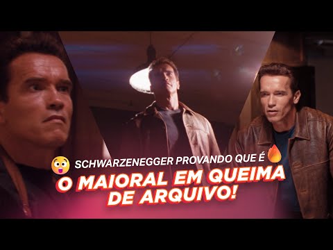 Schwarzenegger provando que é o maioral em Queima de Arquivo | Quinta em Chamas | Sony Channel