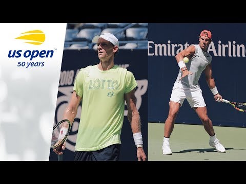 Rafael Nadal and Kevin Anderson Get Ready For 2018 US Open
