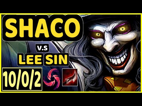 CHASESHACO (SHACO) vs LEE SIN - 10/0/2 KDA JUNGLE CHALLENGER GAMEPLAY - NA