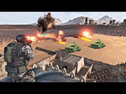 WILL FLAME TANKS BE ENOUGH TO SAVE PEOPLE FROM THE HANDS OF OCRS? - Epic Battle Simulator 2 - UEBS 2