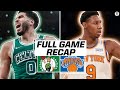 RJ Barrett hits WILD BUZZER BEATER to lift Knicks past Celtics | CBS Sports HQ