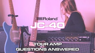 Video thumbnail for MY ROLAND JC-40 JAZZ CHORUS AMP | Effects Loop Trick & My Experience by pedal partners