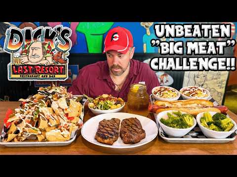 Dick's "Big Meat" Steak Challenge UNBEATEN in Gatlinburg, Tennessee!!