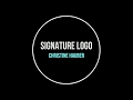 Creating A Unique Logo Using Your Own Signature